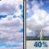 Saturday: Partly Sunny then Chance Showers And Thunderstorms