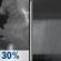 Sunday Night: Slight Chance Showers And Thunderstorms then Patchy Fog