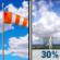 Monday: Mostly Sunny then Slight Chance Showers And Thunderstorms